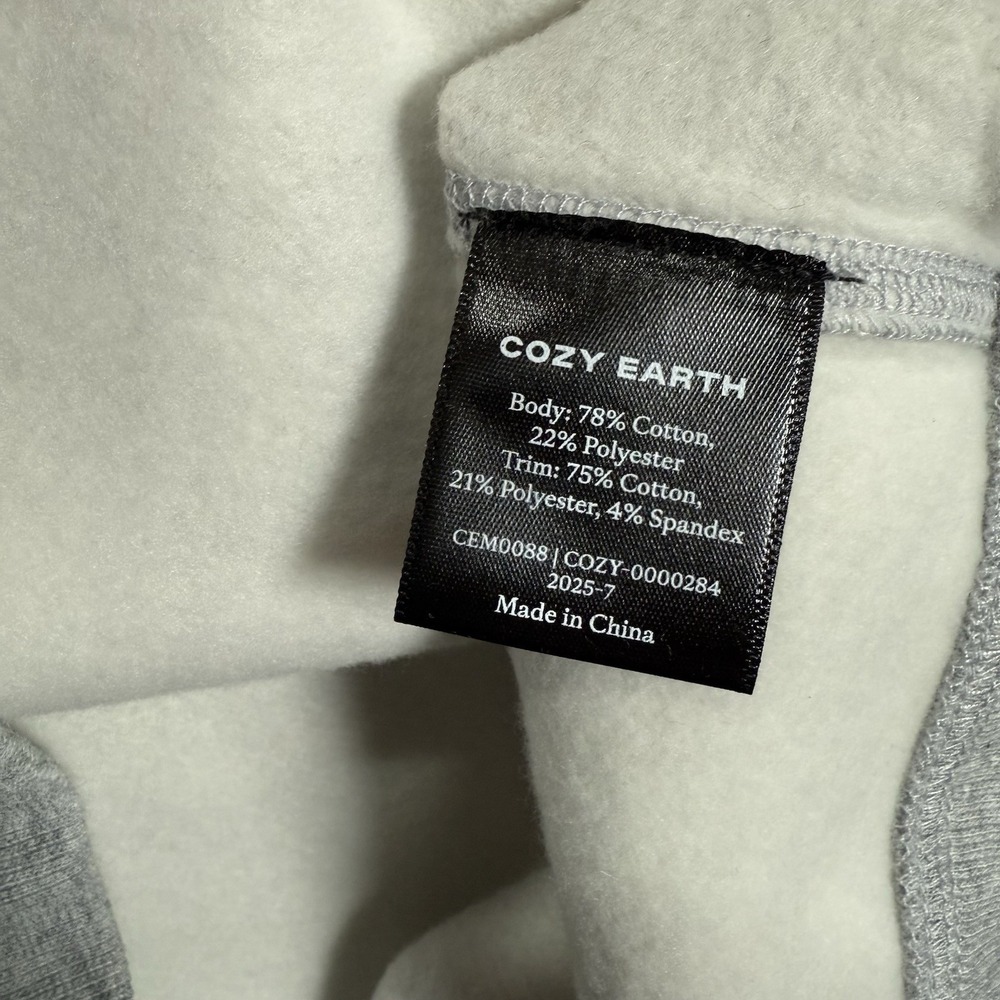 NWT Cozy Earth CityScape 2.0 Oversized Hoodie Sweatshirt Size Small Gray - Picture 6 of 9